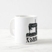 Naaien - Fabric Addict Koffiemok (Voorkant links)