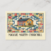 Naaien, haken, Quilt Visitekaartje (Voorkant)
