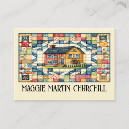 Naaien, haken, Quilt Visitekaartje