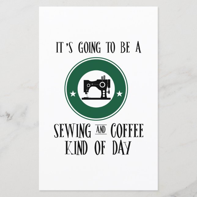 naaien | Het wordt een naai- en koffie (Voorkant)