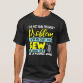 Naaien in mijn ambachtelijke kamer Zeggen en neger T-shirt (Voorkant)
