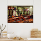 Naaien - Industrie - De sweatshop Poster (Keuken)