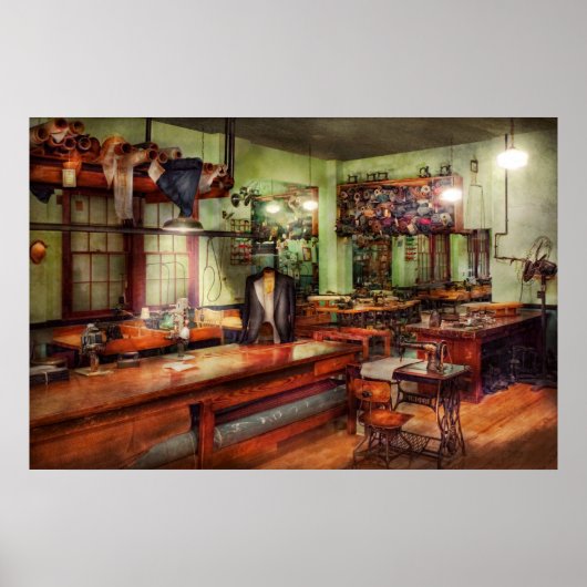 Naaien - Industrie - De sweatshop Poster (Voorkant)