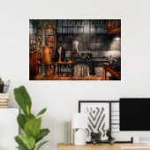 Naaien - Industrie - Kwaliteitslijnen Poster (Thuiskantoor)