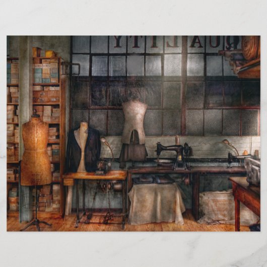 Naaien - Industrieel - Kwaliteitslinnen Flyer (Voorkant)