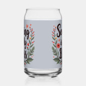 Naaien is mijn gelukzaligheid bloementypografie blikvorm glas (Rechts)