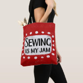 Naaien is mijn jam Canvas tas (Dichtbij)