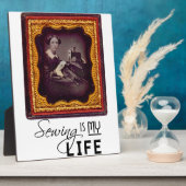 Naaien is mijn leven fotoplaat (Zijkant)