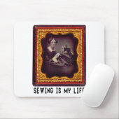 Naaien is mijn leven muismat (Met muis)