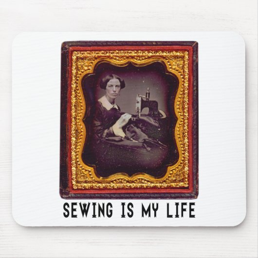 Naaien is mijn leven muismat (Voorkant)