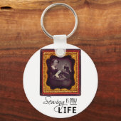 Naaien is mijn leven sleutelhanger (Voorkant)