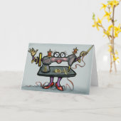 naaien kaart (Gele Bloem)