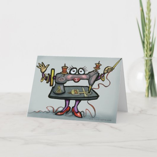 naaien kaart (Voorkant)