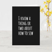 naaien kaart (Gele Bloem)