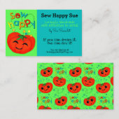 Naaien/kantelen Visitekaartje (Voorkant / Achterkant)