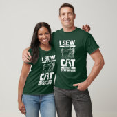 Naaien Kattenjongen T-shirt (Unisex)