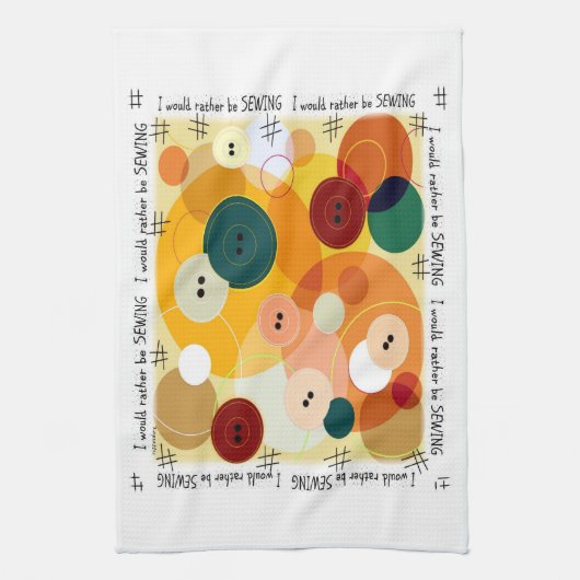 Naaien keukenhanddoek (Verticaal)