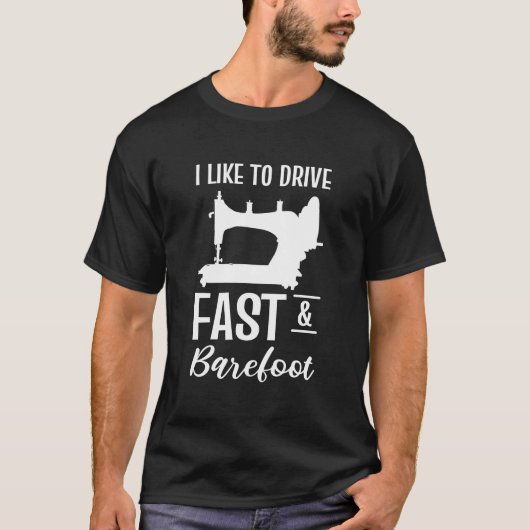 Naaien Kleermaakster T-shirt (Voorkant)