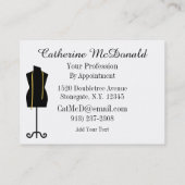 Naaien / kleermaker / Mode / naaister Visitekaartje (Achterkant)