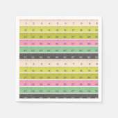 Naaien meetlint papieren servetten (Voorkant)