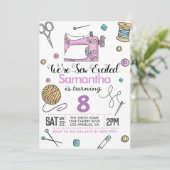 naaien met aangeslagen naaien kaart (Staand voorkant)