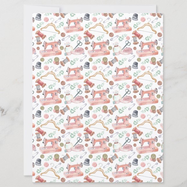 Naaien met scrapbookpapier (Voorkant)