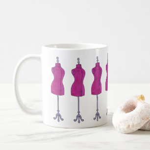 Naaien Mode kostuum Designer Mannequin Koffiemok