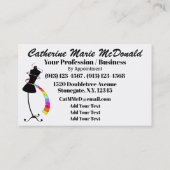 Naaien / Mode / Naadstress Maat 1 Visitekaartje (Achterkant)