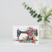 Naaien / Mode / Naadstress Maat Mighty Visitekaartje (Staand voorkant)