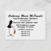 Naaien / Mode / Naadstress Maat Mighty Visitekaartje (Achterkant)