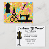 Naaien / Mode / Naaisters - SRF Visitekaartje (Voorkant / Achterkant)