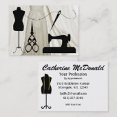 Naaien / Mode / Naaisters - SRF Visitekaartje (Voorkant / Achterkant)