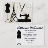 Naaien / Mode / Naaisters - SRF Visitekaartje (Voorkant / Achterkant)