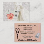 Naaien / Mode / Naaisters Visitekaartje (Voorkant / Achterkant)