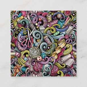 Naaien / Naadstress / Cadeaubehuizing Kaart