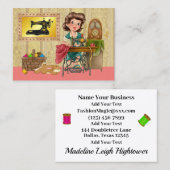 Naaien / Naadstress / Mode Visitekaartje (Voorkant / Achterkant)