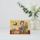 Naaien / Naadstress / Mode Visitekaartje (Staand voorkant)