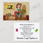 Naaien / Naadstress / Mode Visitekaartje (Voorkant / Achterkant)