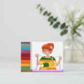 Naaien / Naadstress / Mode Visitekaartje (Staand voorkant)