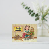 Naaien / Naadstress / Mode Visitekaartje (Staand voorkant)