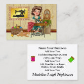 Naaien / Naadstress / Mode Visitekaartje (Voorkant / Achterkant)