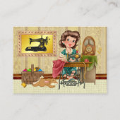 Naaien / Naadstress / Mode Visitekaartje (Voorkant)