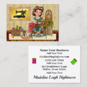 Naaien / Naadstress / Mode Visitekaartje (Voorkant / Achterkant)