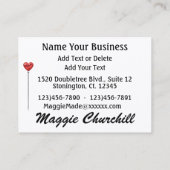 Naaien / Naaisters / Mode - SRF Visitekaartje (Achterkant)