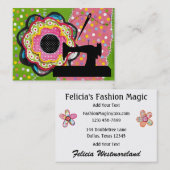 Naaien / Naaisters / Mode - SRF Visitekaartje (Voorkant / Achterkant)