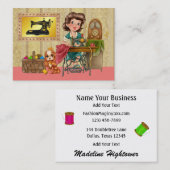 Naaien / Naaisters / Mode - SRF Visitekaartje (Voorkant / Achterkant)