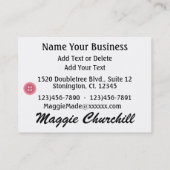 Naaien / Naaisters / Mode - SRF Visitekaartje (Achterkant)