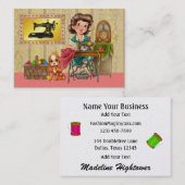 Naaien / Naaisters / Mode - SRF Visitekaartje (Voorkant / Achterkant)