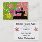 Naaien / Naaisters / Mode - SRF Visitekaartje (Voorkant / Achterkant)