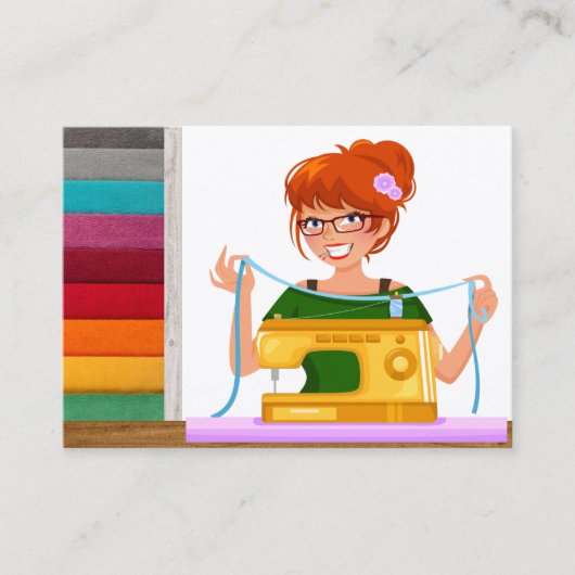 Naaien / Naaisters / Mode - SRF Visitekaartje (Voorkant)